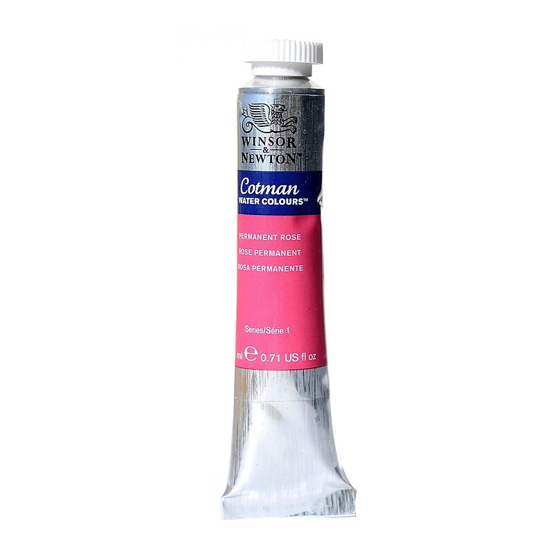Winsor  And  Newton Cotman Water Colours Permanent Rose 502 21 Ml [Pack Of 2] (2PK-0308502) image 1