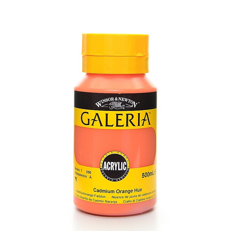 Winsor  And  Newton Galeria Flow Formula Acrylic Colours Cadmium Orange Hue 500 Ml 90 (2150090) image 1