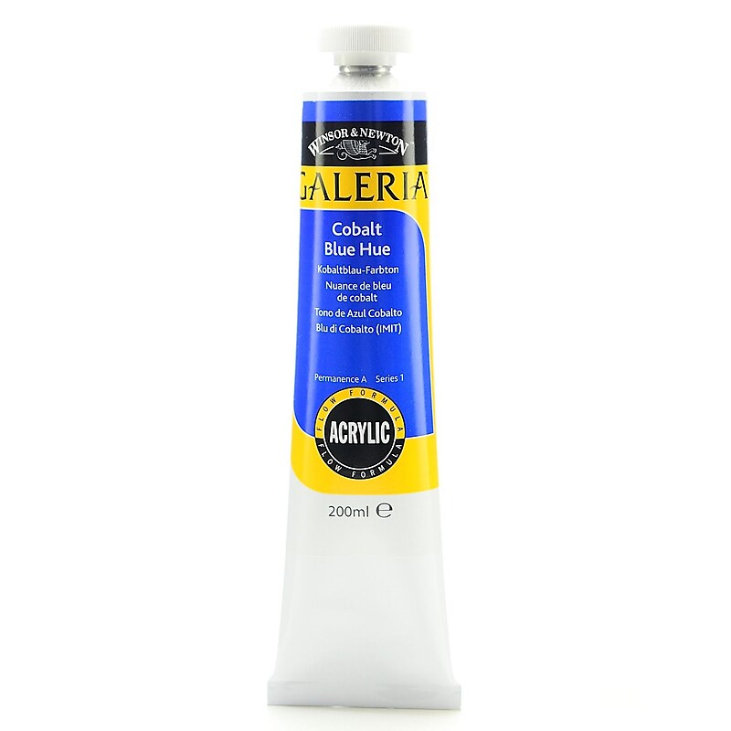 Winsor  And  Newton Galeria Flow Formula Acrylic Colours Cobalt Blue Hue 200 Ml 179 (2136179) image 1