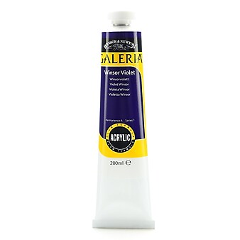 Winsor  And  Newton Galeria Flow Formula Acrylic Colours Winsor Violet 200 Ml 728 [Pack Of 2] (2PK-2136728)