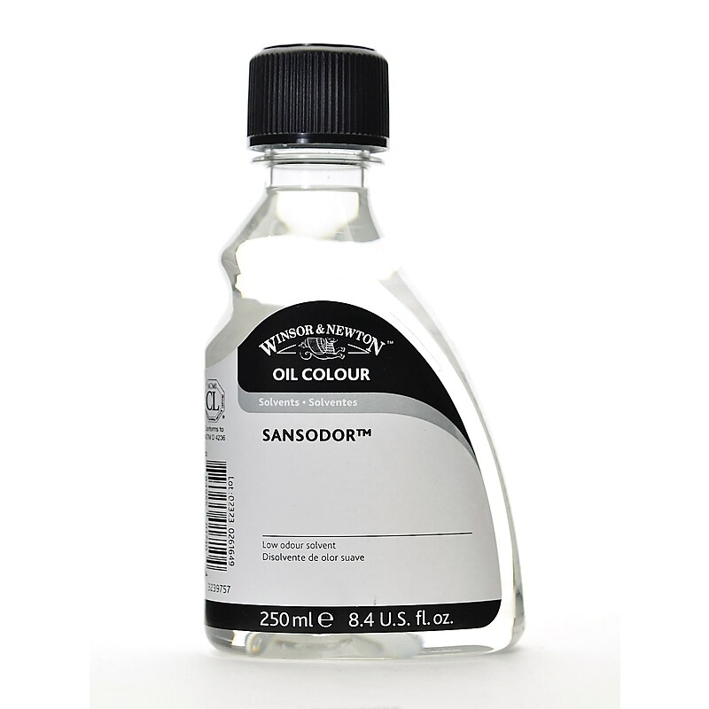Winsor  And  Newton Oil  And  Alkyd Solvents Sansodor Low Odor Paint Thinner 250 Ml (3239757) image 1