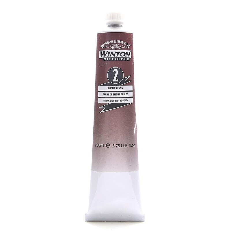 Winsor  And  Newton Winton Oil Colours 200 Ml Burnt Sienna 2 (1437074) image 1