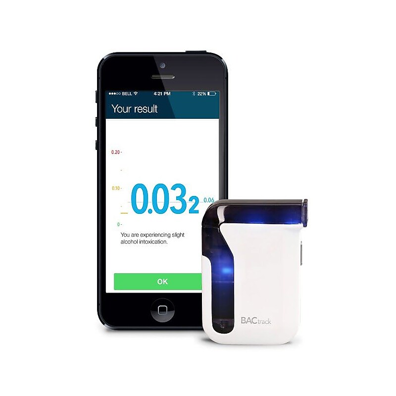 BACtrack Mobile Smartphone Breathalyzer for iPhone and Android Devices