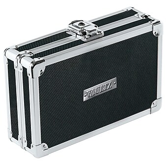 Vaultz® Locking Gadget Box, 5.5" x 8.25" x 2.25", Black (VZ01269)