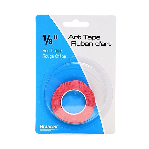 Headline Graphic Art Tape Red 1/8 In. [Pack Of 6] (6PK73083) at Staples