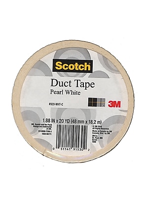 Duct Tape 1.88-Inch by 20-Yard Pearl White 