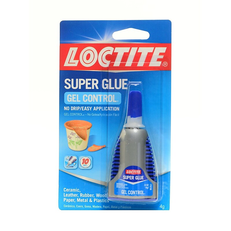 Loctite Super Glue, 0.14 oz., White, 4/Pack (35053-PK4) image 1