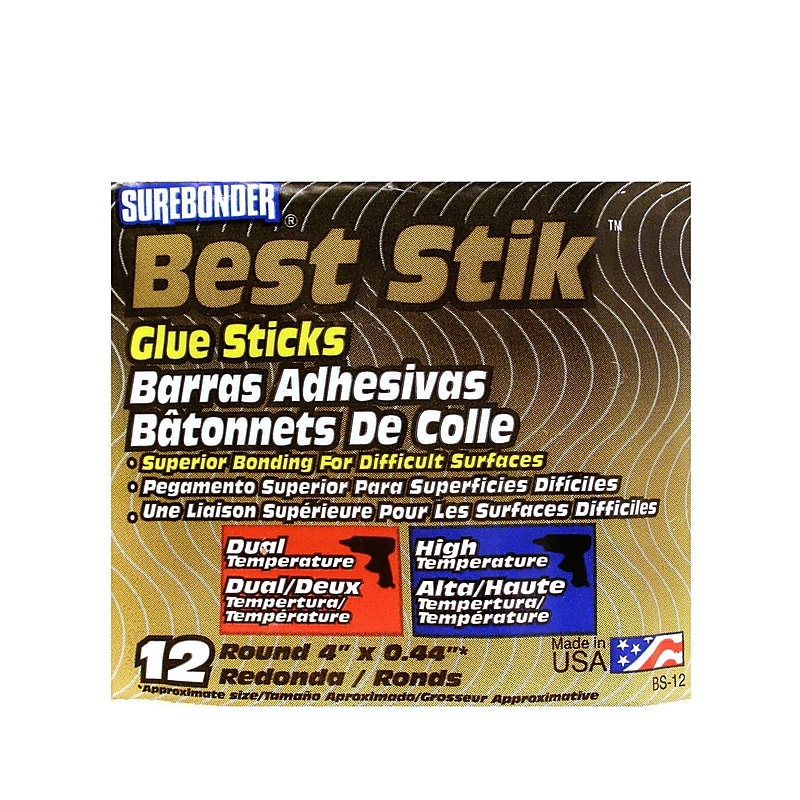 Surebonder Glue Sticks, 4 oz., White, 6/Pack (86440-PK6) image 1