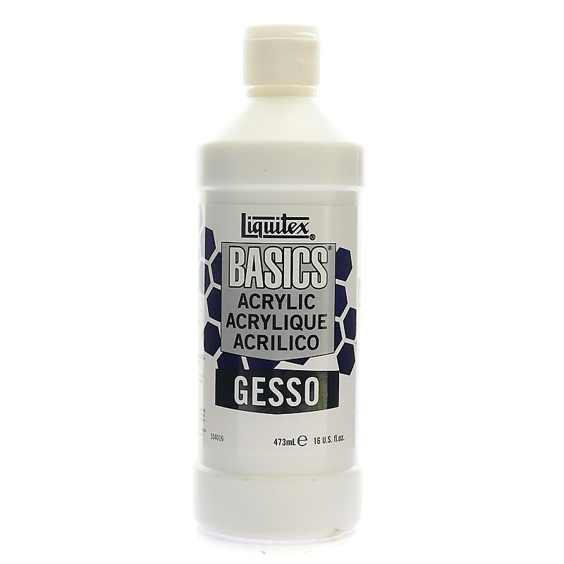 Liquitex Basics Gesso 16 Oz. [Pack Of 2] (2PK-104016) image 1