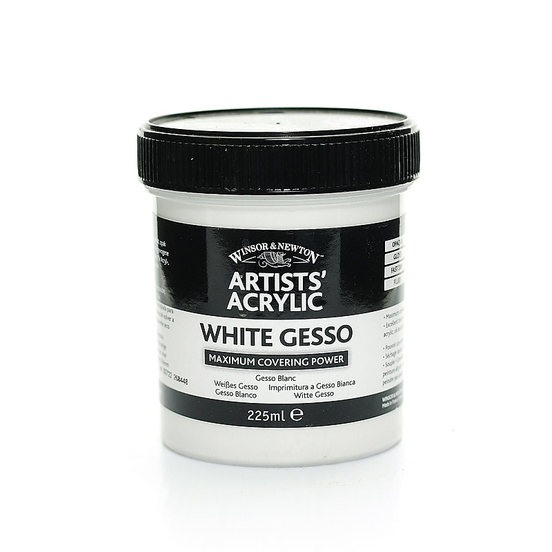 Winsor  And  Newton Artists' Acrylic Gesso White 225 Ml (3040920) image 1