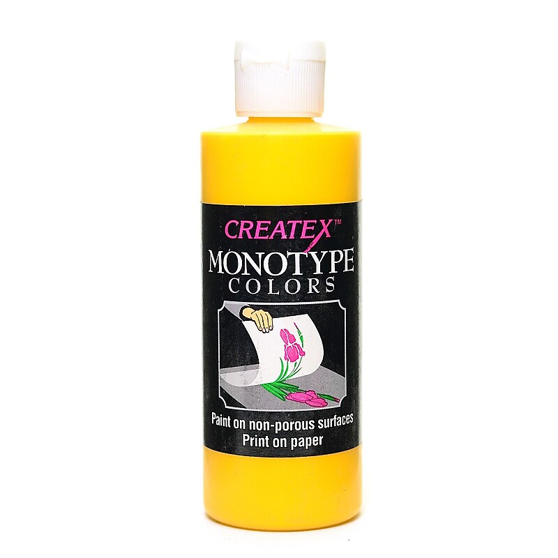 Createx Monotype Colors Gold Yellow, Craft Supplies 4 Oz. [Pack Of 3] (3PK-3003-04) image 1