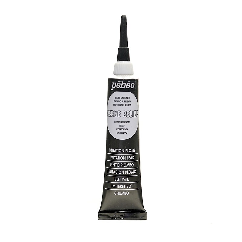 Pebeo Vitrail Cerne Relief Imitation Lead 20 Ml [Pack Of 3] (3PK-772000) image 1