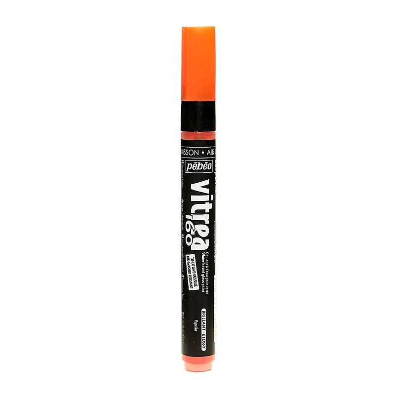 Pebeo Vitrea 160 Markers Paprika Gloss [Pack Of 3] (3PK-118081) image 1