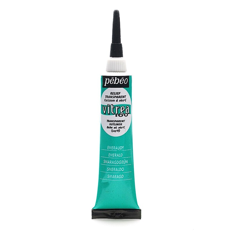 Pebeo Vitrea 160 Outliners Emerald 20 Ml [Pack Of 3] (3PK-114065) image 1