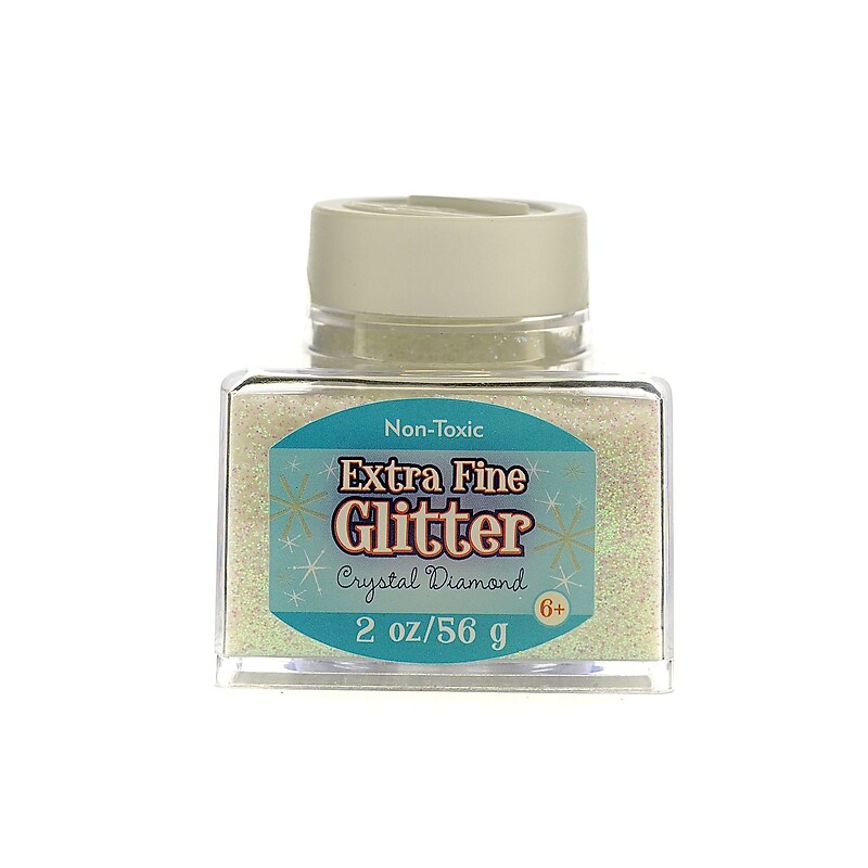 Advantus Corp Extra Fine Glitter Crystal Diamond 2 Oz. Stackable Jar [Pack Of 4] (4PK-SUL50860) image 1