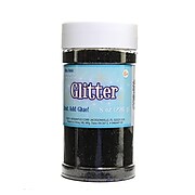 Advantus Corp Glitter Black 8 Oz. Shaker Bottle [Pack Of 3] (3PK-SUL51145)