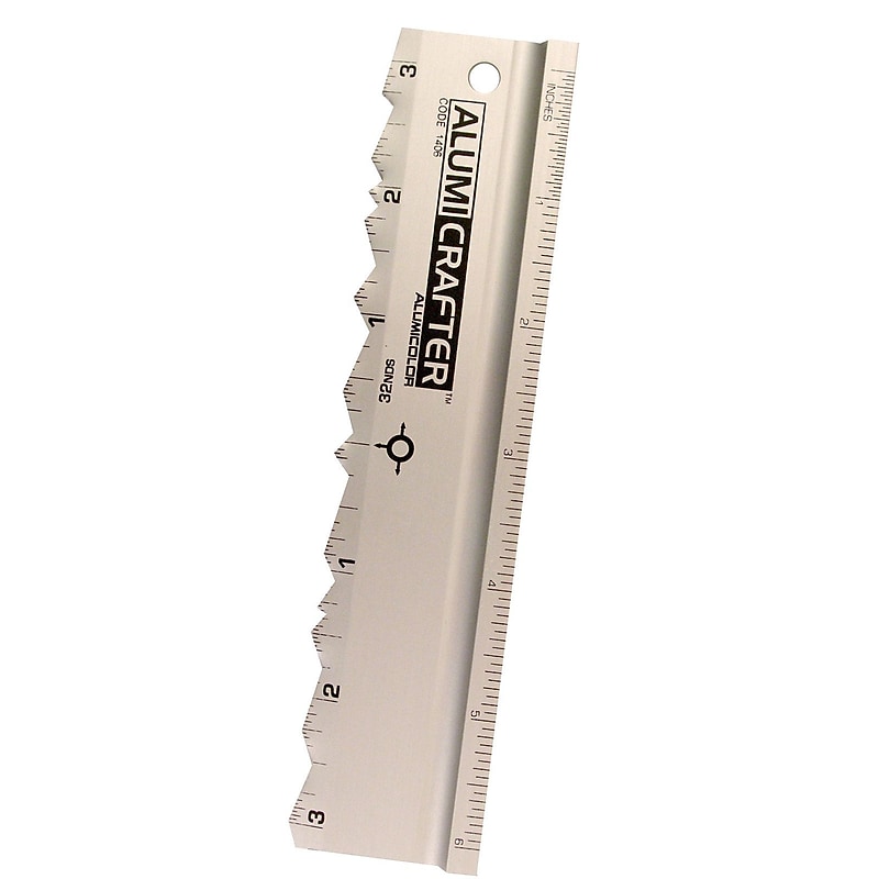 Alumicolor Alumicrafter Ruler, 12 In. (1412-1) image 1