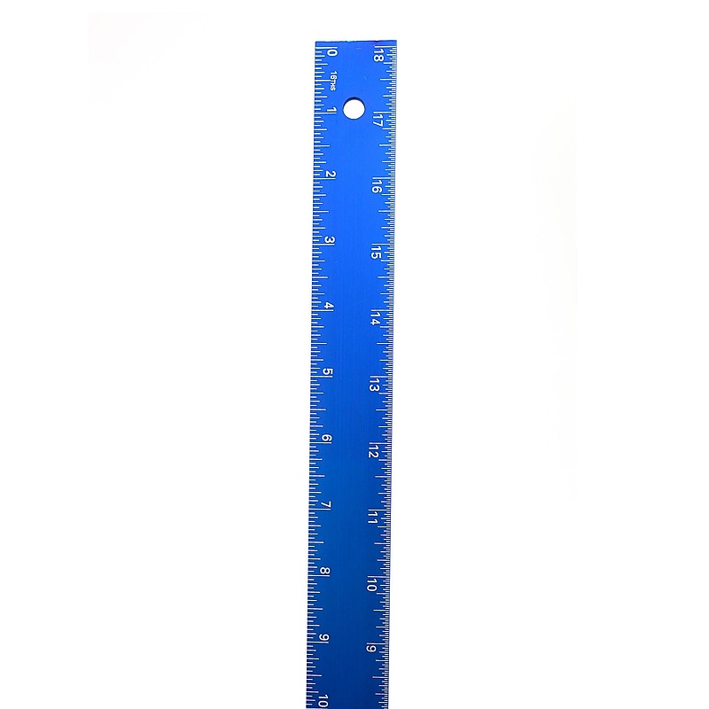 Alumicolor Straight Edges With Center Finding Backs Blue (1596-5) image 1