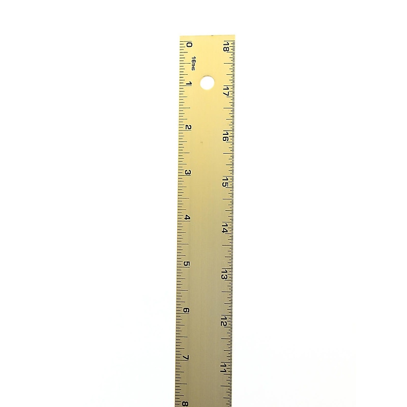 Alumicolor Straight Edges With Center Finding Backs Gold (1596-2) image 1