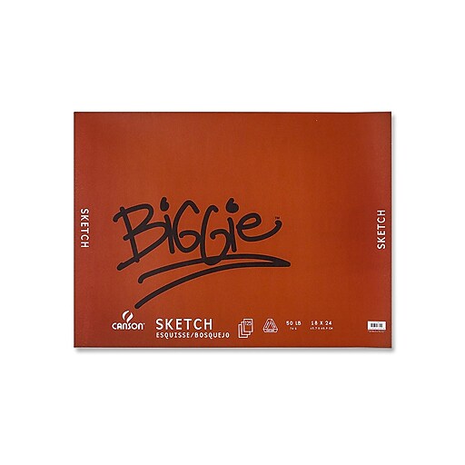 Canson Xl Sketch Pads 18 In. X 24 In. Pad Of 125 FoldOver (100511076) at Staples