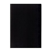 Clairefontaine Classic Wirebound Notebooks 8 1/4 In. X 11 3/4 In. Ruled With Margin, Black Cover 50 Sheets 5/Pack (5PK-781451)