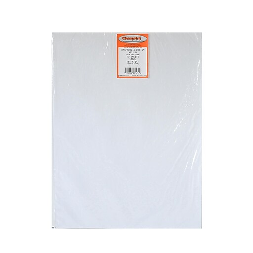 Clearprint Design Vellum No. 1000H 18 In. X 24 In. Pack Of 10 (10201222