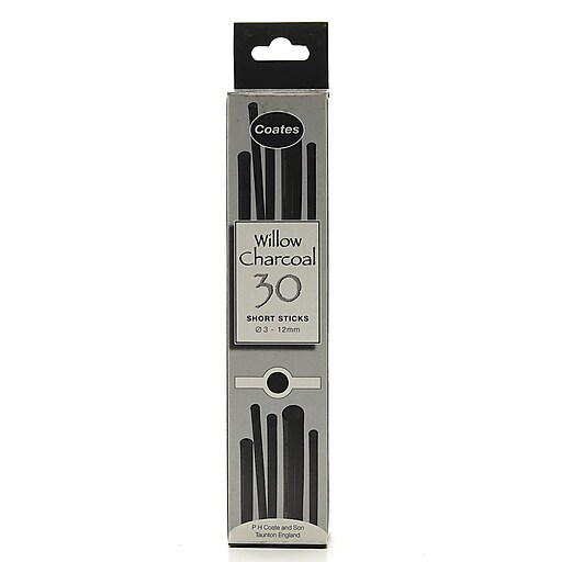 Coates Artist Willow Charcoal Assorted 30 Sticks