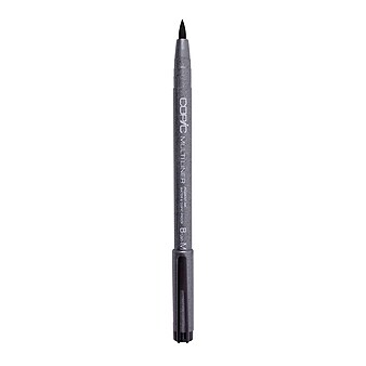 Copic Multiliners Brush-M Black [Pack Of 6] (6PK-MLBM)