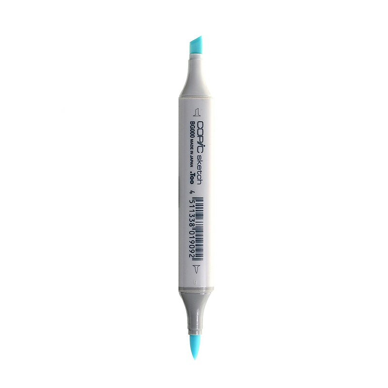 Copic Sketch Markers, Twin Tip, Pale Aqua, 3/Pack (3PK-BG000S) image 1