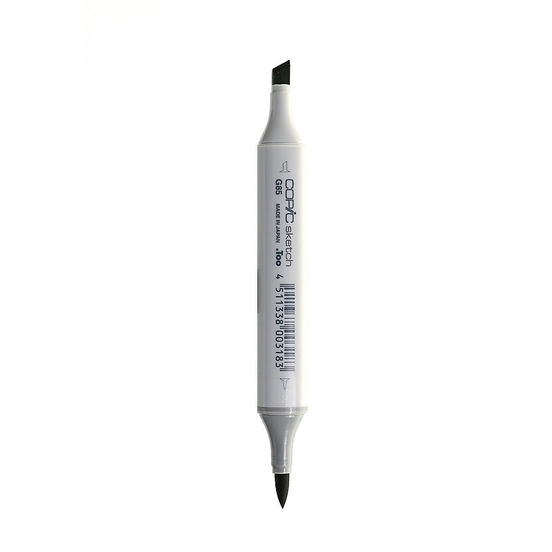 Copic Sketch Markers, Twin Tip, Verdigris, 3/Pack (3PK-G85S) image 1