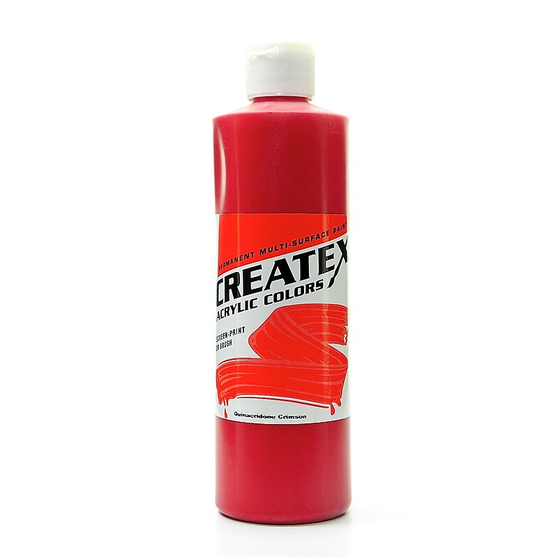 Createx Acrylic Colors Quinacridone Crimson 16 Oz. [Pack Of 2] (2PK-2007-16) image 1