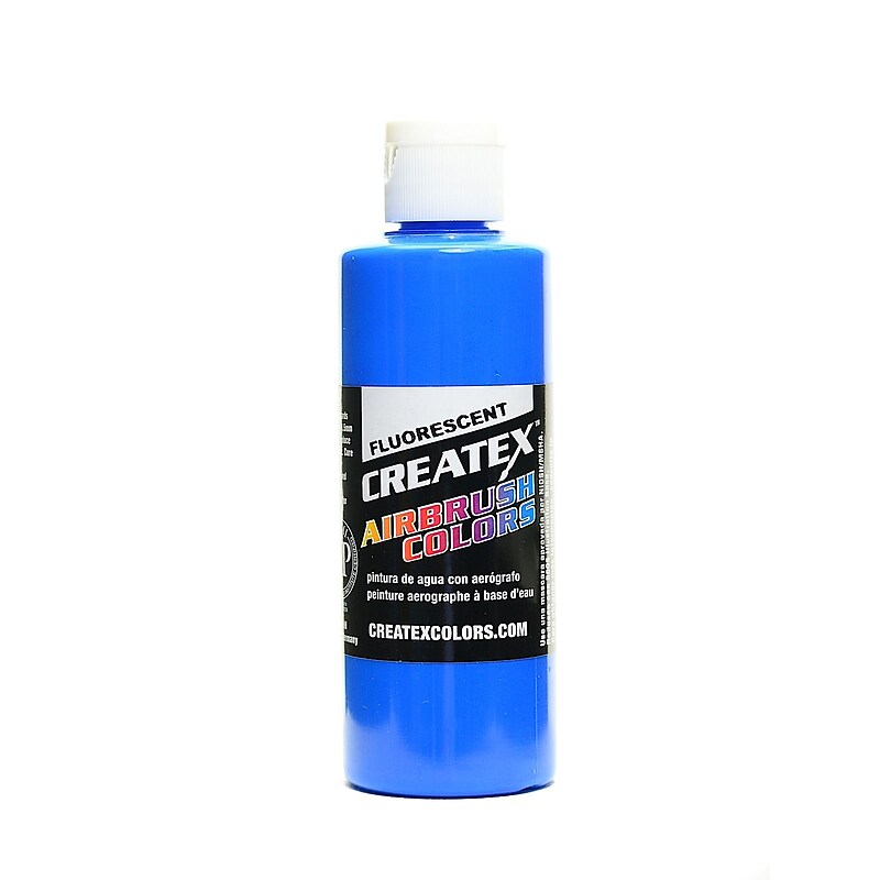 Createx Airbrush Colors Fluorescent Blue 4 Oz. [Pack Of 3] (3PK-5403-04) image 1
