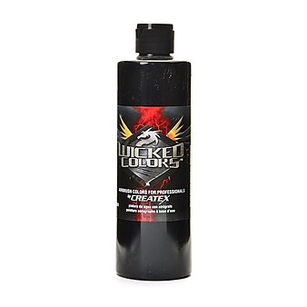 Createx Wicked Colors Black Paint 16 Oz. (W002-16)