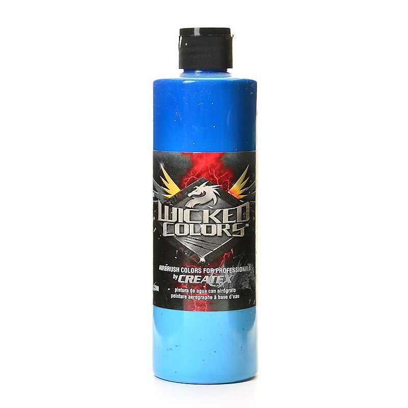 Createx Wicked Colors Laguna Blue Paint 16 Oz. (W013-16) image 1