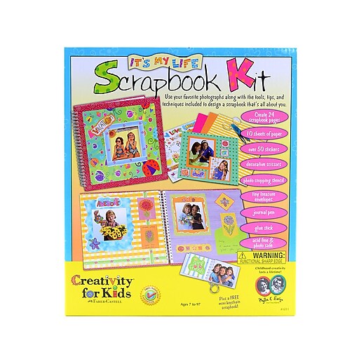 Creativity For Kids It'S My Life Scrapbook Kit Scrapbook Kit (1011) at