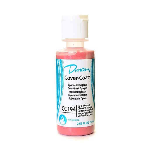Duncan CoverCoat Opaque Underglazes Red Wagon 2 Oz. [Pack Of 4] (4PK