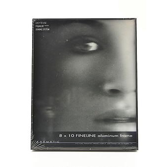 Framatic Fineline Aluminum Frames Black 8 In. X 10 In. (F0810B)