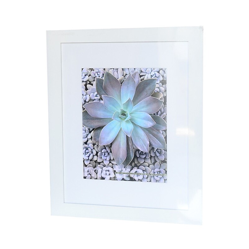 Framatic Metro Seamless Panel Frames White 16 In. X 20 In. 11 In. X 14 In. Opening (01620W51) image 1