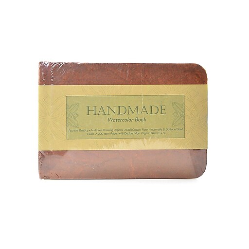 Global Art Handmade Watercolor Books 10 In. X 6 1/2 In. (Npp96) | Staples