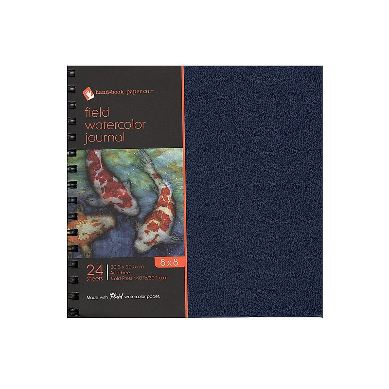 Hand Book Journal Co. Field Watercolor Journals 8 In. X 8 In. 24 Sheets (780088) image 1