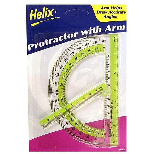 Helix Protractor With Swing Arm Protractor [Pack Of 12] (12PK60009