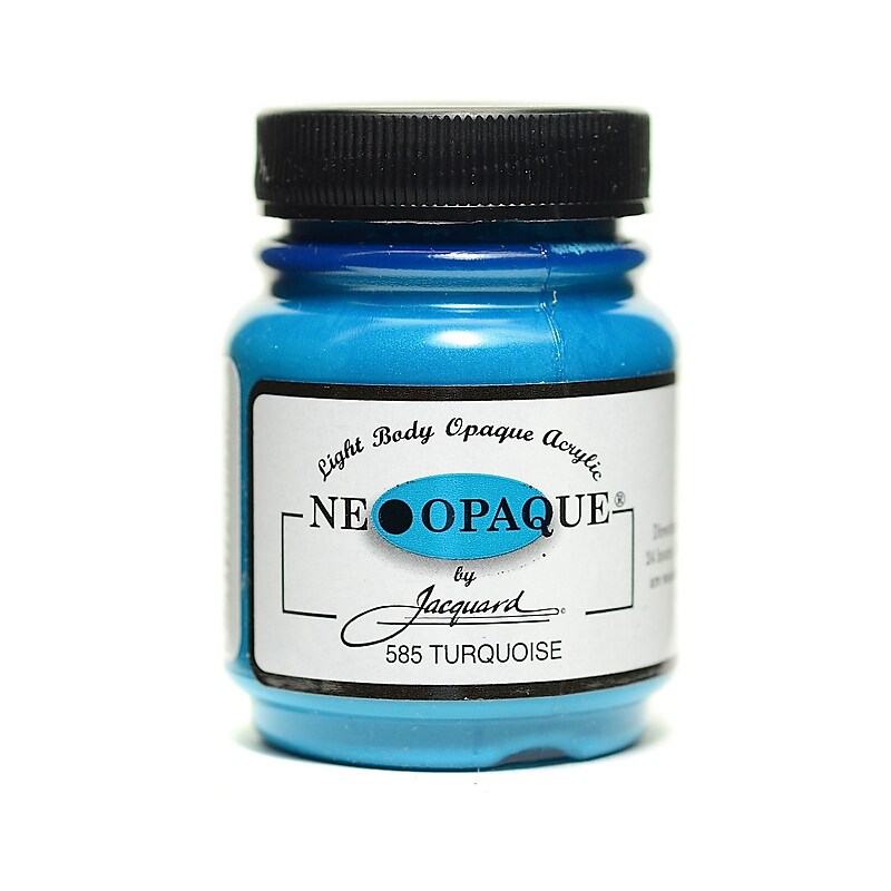 Jacquard Neopaque Colors Turquoise, Craft Supplies [Pack Of 3] (3PK-JAC1585) image 1