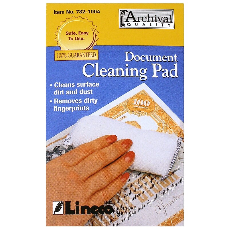 Lineco Document Cleaning Pads Each [Pack Of 2] (2PK-782-1004) image 1