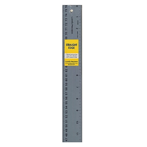 Ludwig Precision Aluminum Straight Edge 36 In. (81036) Staples