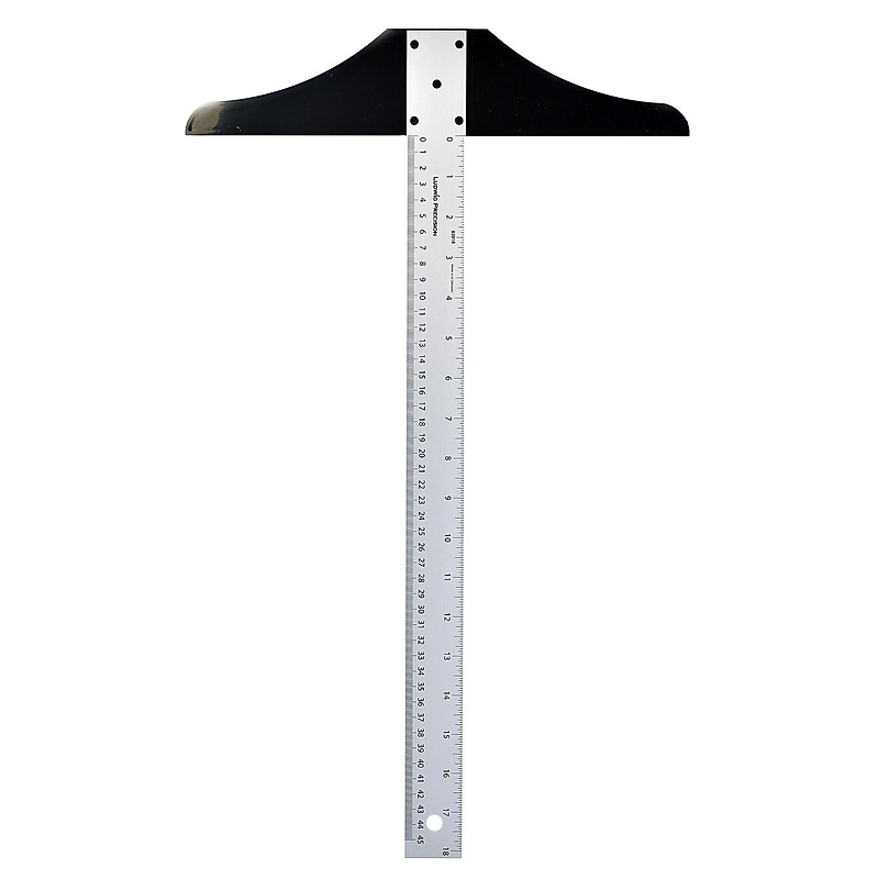 Ludwig Precision Aluminum T-Square 1 1/2" x 18", Standard (82018) image 1