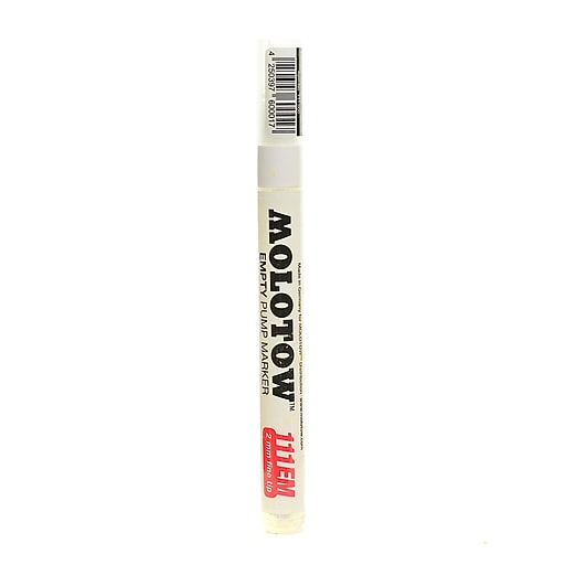 Molotow One4All Acrylic Paint Markers 2 Mm Empty Marker [Pack Of 6
