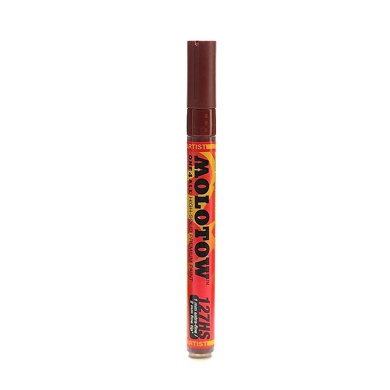 Molotow One4All Acrylic Paint Markers 2 Mm Hazelnut 092 [Pack Of 6] (6PK-127.210) image 1