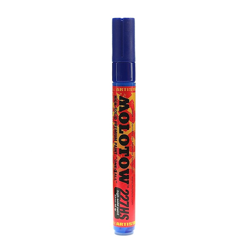 Molotow One4All Acrylic Paint Markers 4 Mm True Blue 204 [Pack Of 3] (3PK-227.206) image 1