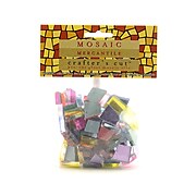 Mosaic Mercantile Crafter's Cut Colored Mirror Mosaic Tiles Assorted 1/2 Lb. (CC-MIR-AST-1/2)