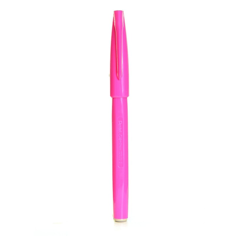 Pentel Sign Pen Pink Each [Pack Of 12] (12PK-S520-P) image 1